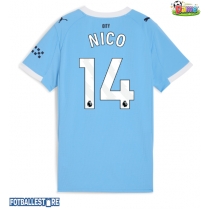 Manchester City Nico Gonzalez #14 Hjemmedrakt Dame 2025-26 Kortermet